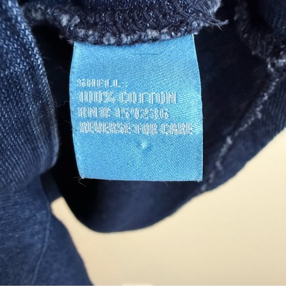 J. McLaughlin 100% Cotton Blue/Navy Sleeveless Button Down Shirt Small - Picture 4 of 9